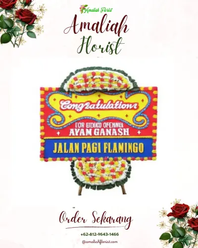 Bunga Papan Congratulation di Karangjongkeng